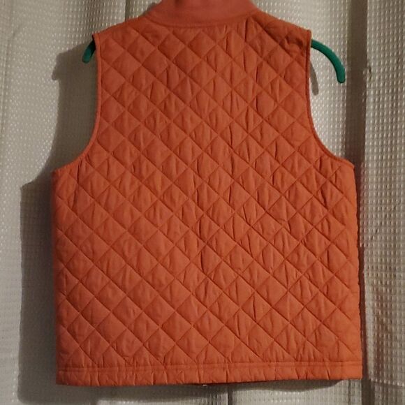 CHARTER CLUB WOMAN ORANGE VEST M - Picture 5 of 7